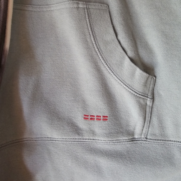 Peace Love World Soft Blue Hoodie - Picture 5 of 5